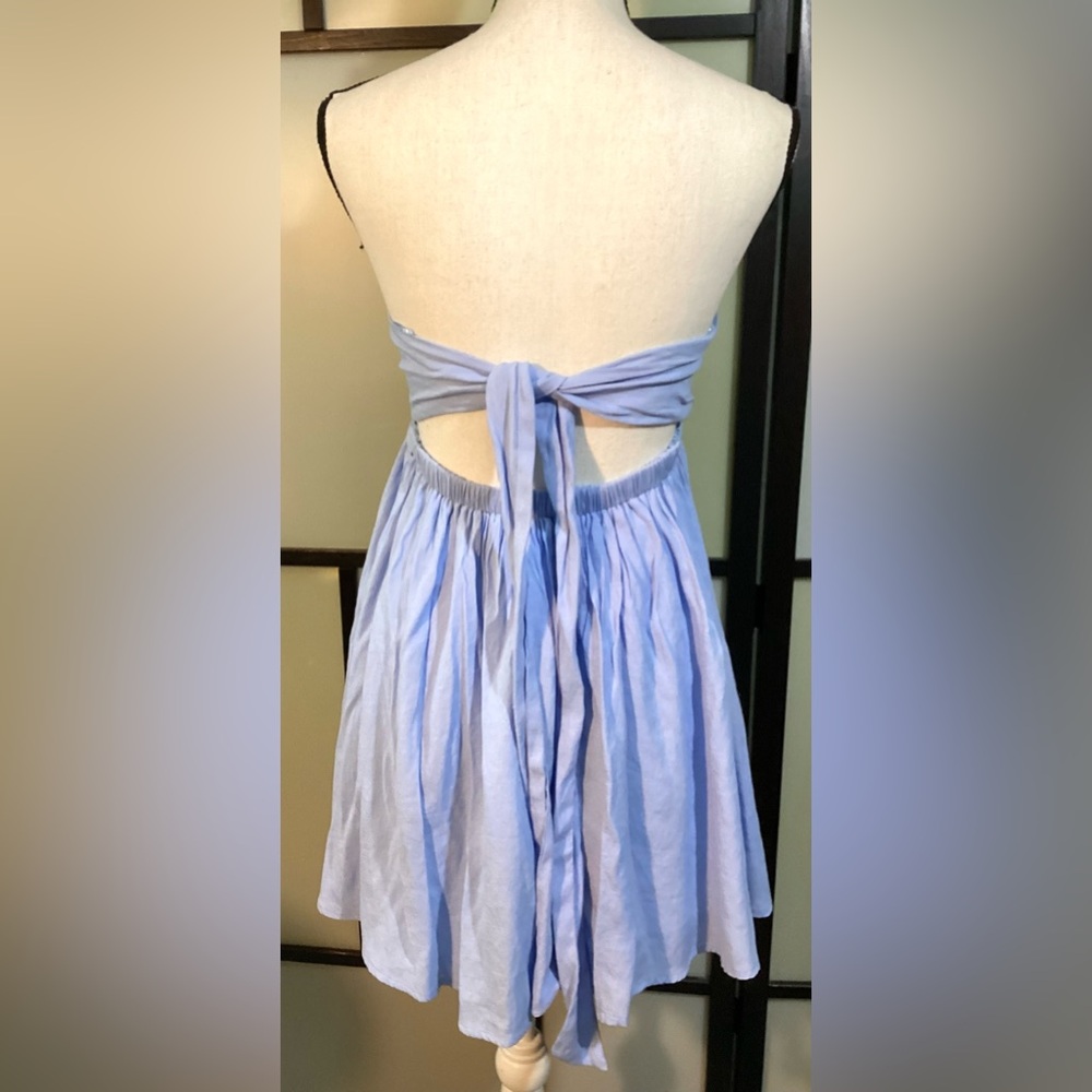 Cotton Candy LA strapless dress. S